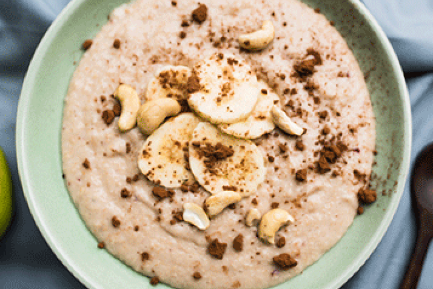 Cocoa-Banana Oatmeal